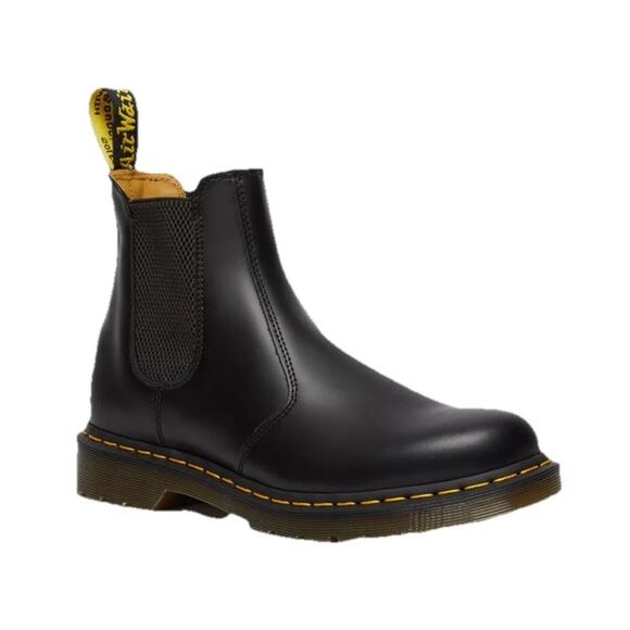 New Doc Martens Boots Womens Sz 8 Black Chelsea Platform 2976 Quad Leather Dr
